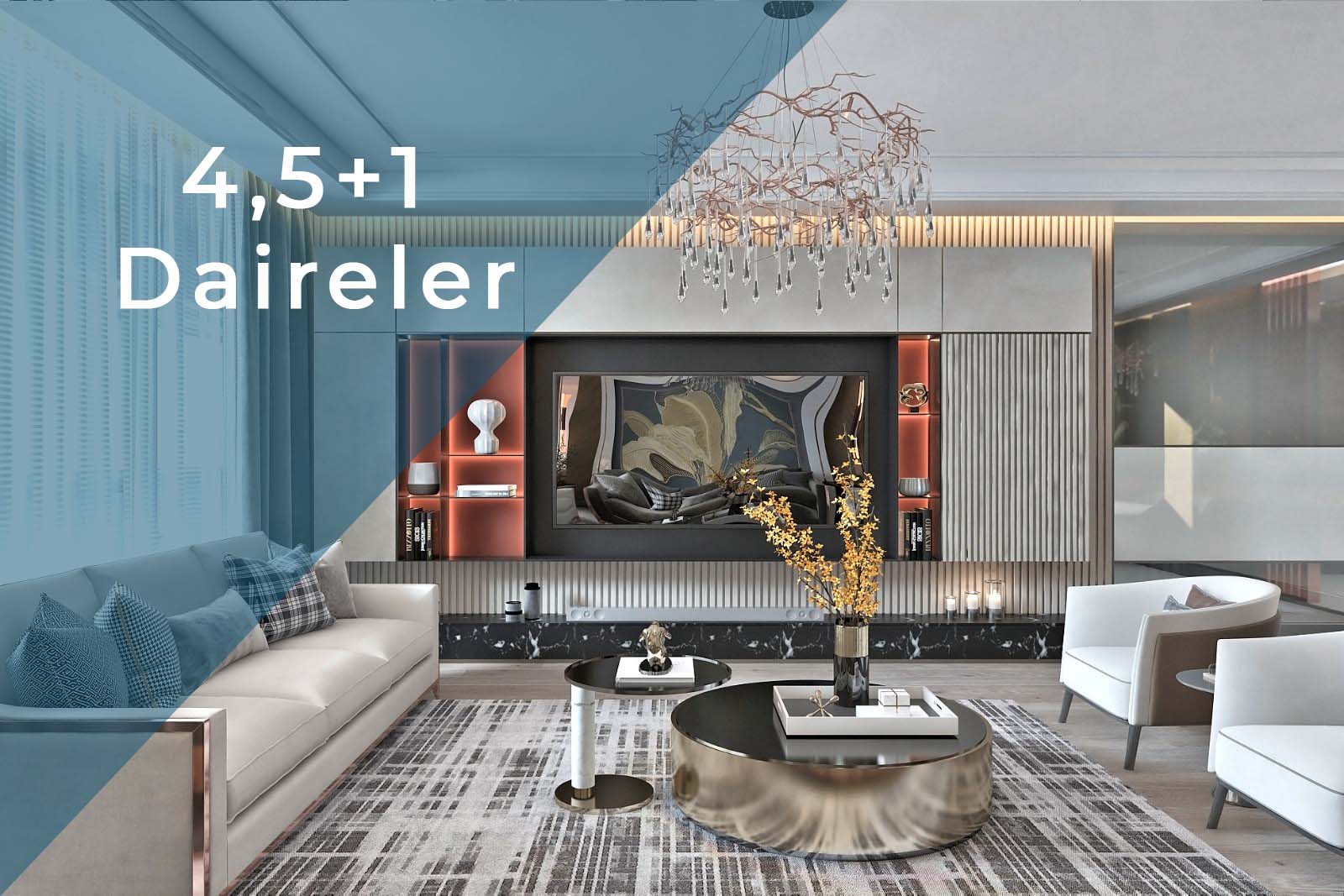 4,5+1 DAİRE